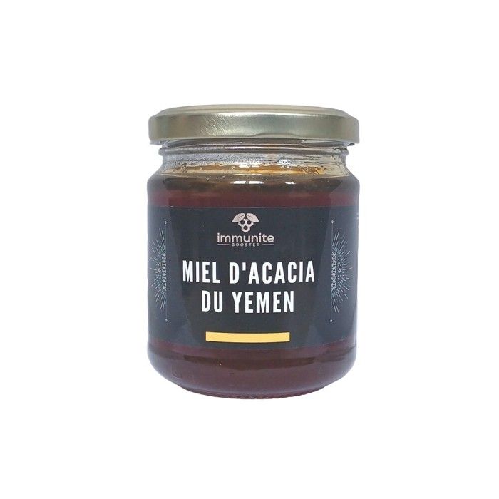 Miel d’Acacia du Yémen - Première qualité - Poids net 250g - Pur - 100% naturel -miel rare - Immunitebooster