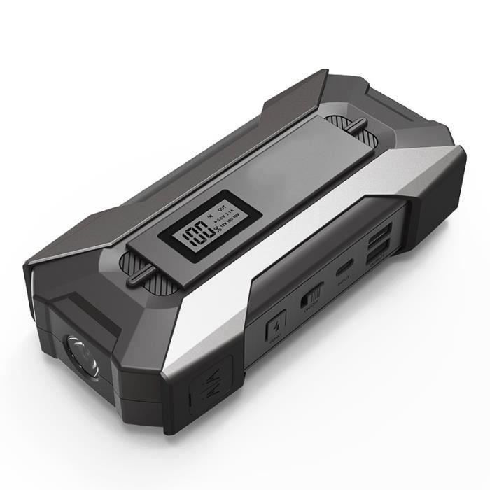 Ba30DEllylelly 30000mAh Portable Car Jump Starter Pack Booster LED Chargeur Batterie Power Bank Alimentation Portable de d/émarrage durgence