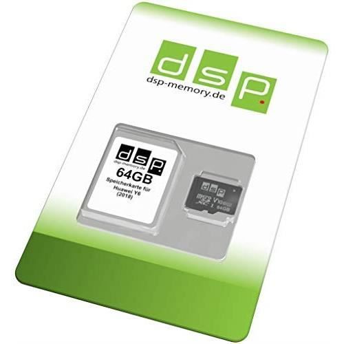 Carte mémoire Classe 10 64 Go pour Huawei Y6 (2018)
