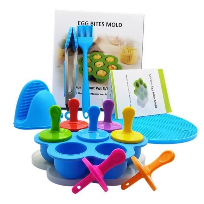 Lots de moules et plats à four,Moule à gâteau en Silicone brosse à huile ensemble d'outils de cuisson boîte à - Type blue