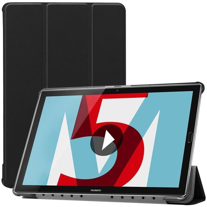 ebestStar ® pour Huawei MediaPad M5 10.8 - Housse PU SmartCase , Noir