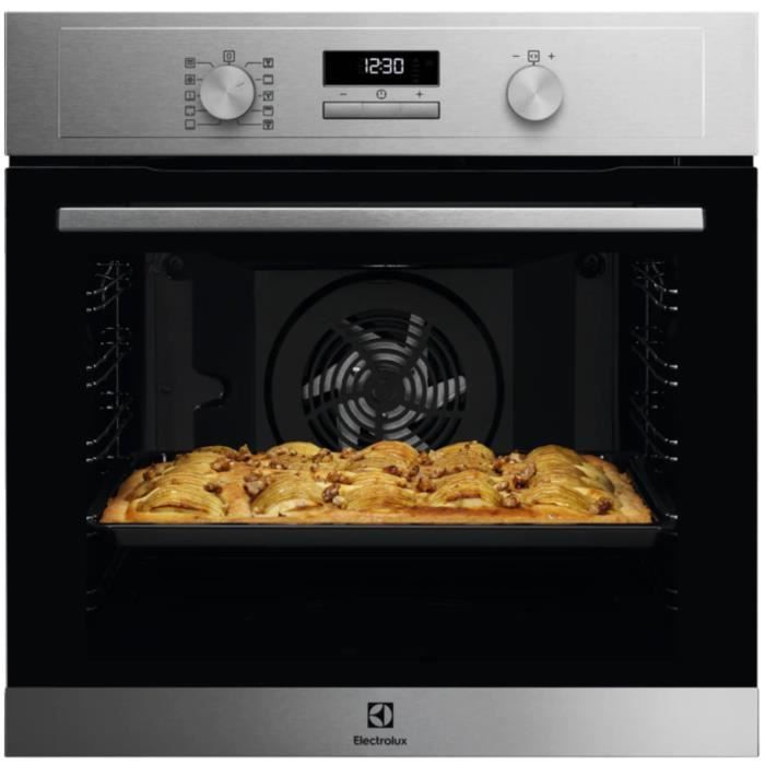 Four électrique ELECTROLUX EOH4P10X encastrable - Pyrolyse - Chaleur pulsée - Acier inoxydable - 72L - Porte froide