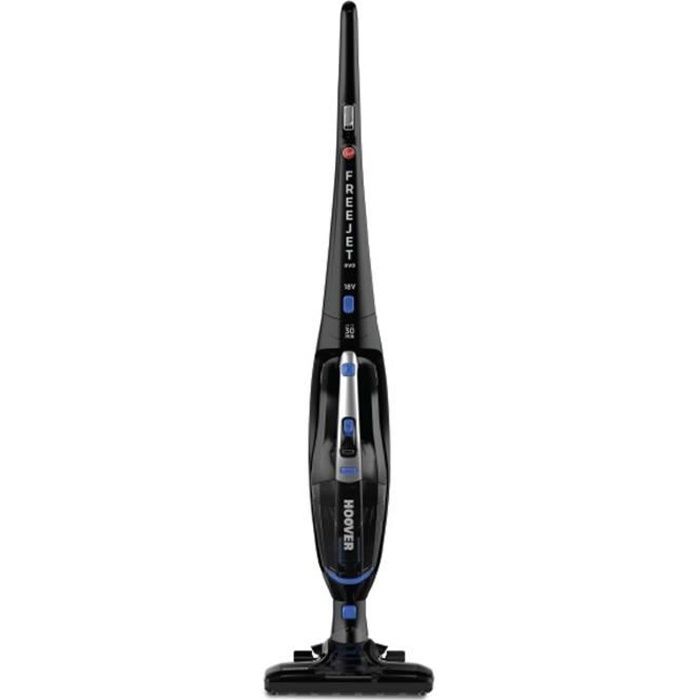 HOOVER FE18LG Aspirateur balai sans fil Freejet Evo - 2 en 1 -18 V - 30 min d'autonomie - Noir