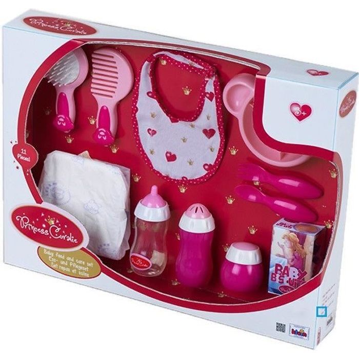 PRINCESS CORALIE - Set Repas et Soins , 11 pièces