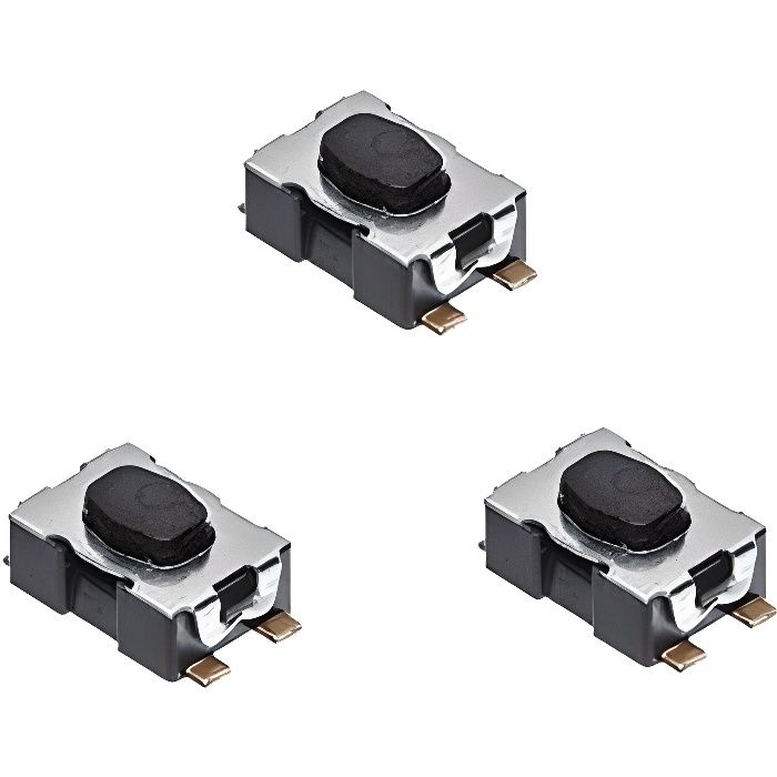 3 Interrupteurs Switchs Bouton Poussoir Clé Télécommande Plip pour Peugeot Citroen Renault Land Rover Mini Cooper