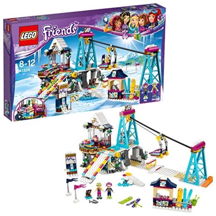 Jeu D'Assemblage LEGO LIPL5 UK 41324 Snow Resort Ski Lift Construction Toy