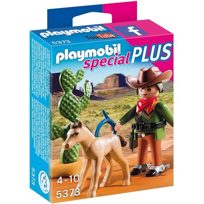 PLAYMOBIL 5373 Cow-boy avec poulain