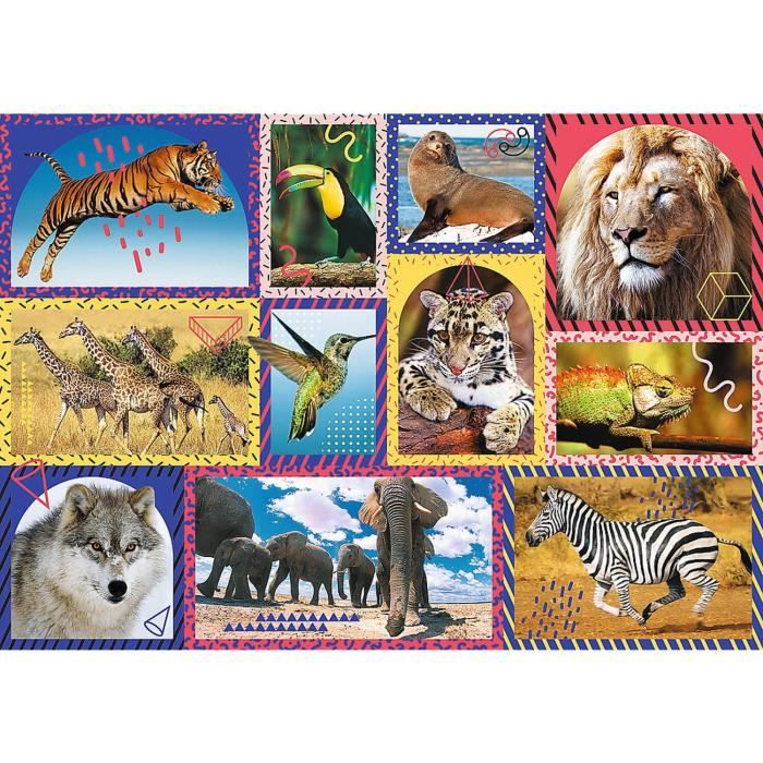 Puzzle 1000 pièces : Animal Planet : Nature sauvage Coloris Unique