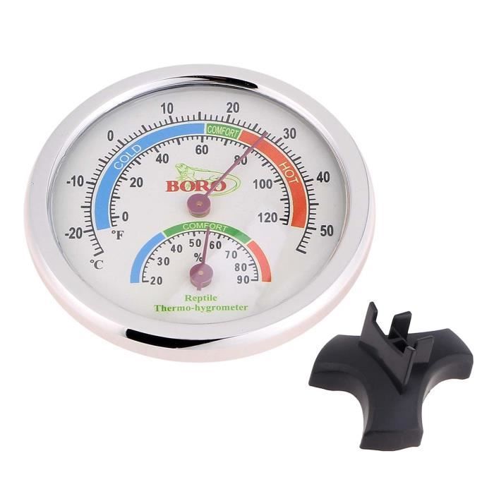 1 Pc Reptile Thermo-hygromètre Prime Durable En Plastique Humidité Jauge D'humidité Thermomètre pour Maison COUVEUSE - INCUBATEUR