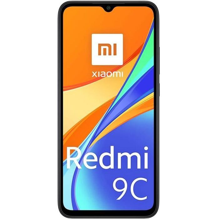 Redmi 9C 4+128Go Gris Téléphone MediaTek Helio G35 Écran 6,53\