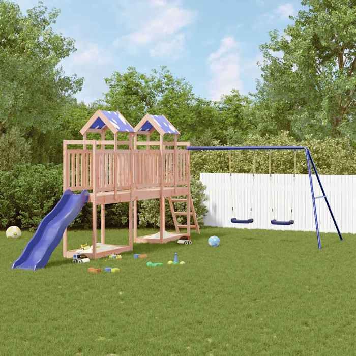 Aire de jeux - Aire de jeux d'extérieur bois massif de douglas
