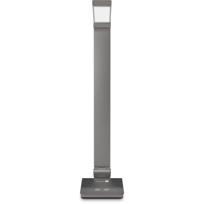 Lampe de bureau - CONNECT - LED - Grise - 7 W - Commande tactile - 66 2 x 17 5 x 10 3 cm Lampe de bureau - CONNECT - LED - Grise - 7 W - Commande tactile - 66 2 x 17 5 x 10 3 cm