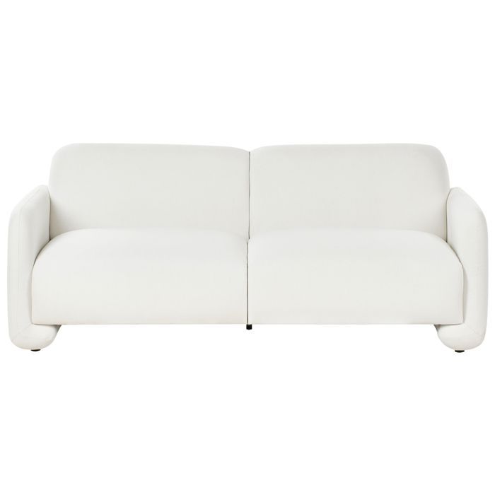 Canapé SALAND Tissu Blanc 3 places