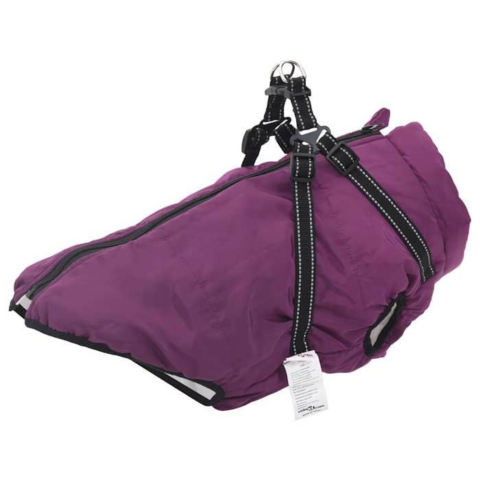 Manteau pour chiens - vidaXL - Harnais intégré - Imperméable - Réfléchissant - Taille L44