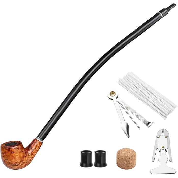 Joyoldelf Set de Pipes à Tabac en Acajou Sculpté, 11 Accessories de ...