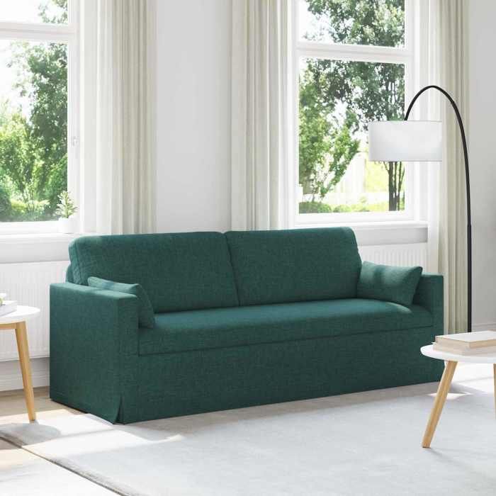 NEW 2026 Canapé moderne - Design ergonomique - pour salon - Vert foncé 198x78x80 cm L1749