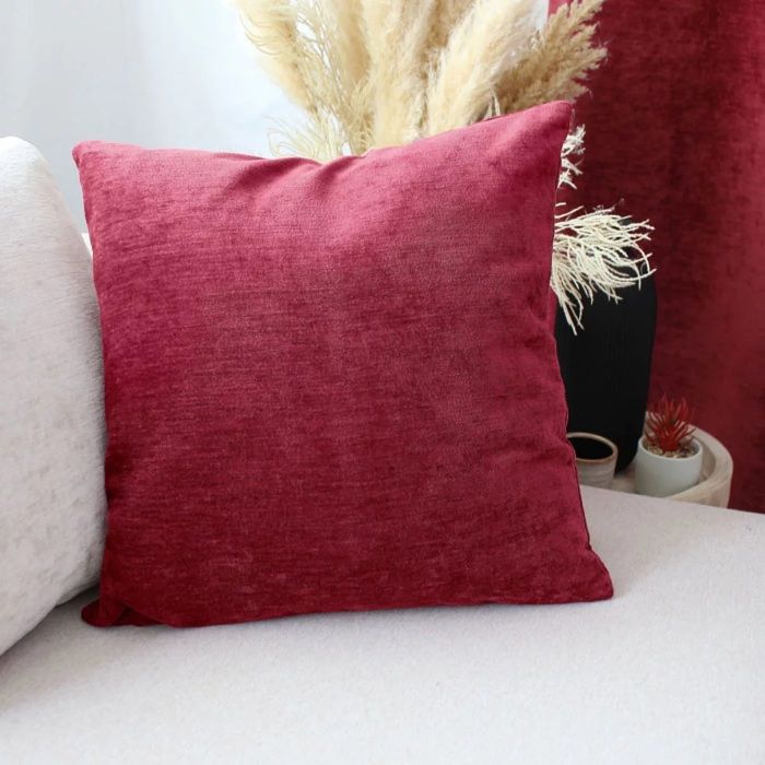 Coussin velours 40 x 40 cm Rouge Grenat Velvet Coussin velours 40 x 40 cm Rouge Grenat Velvet