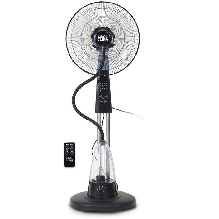Ventilateur brumisateur sur pied oscillant - vue 2