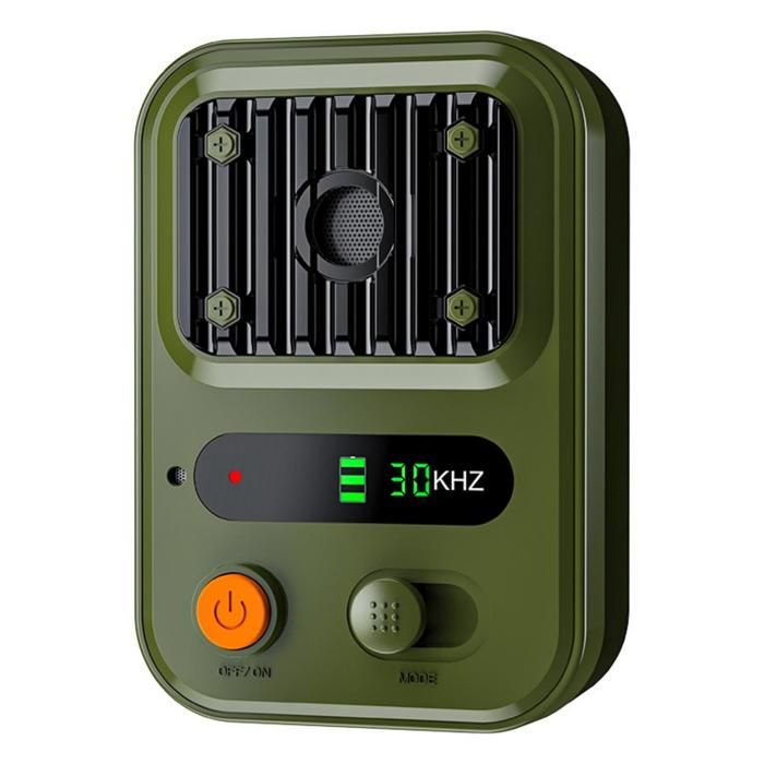 Dispositif anti-aboiement à ultrasons 3 modes sans danger pour les chiens et les humains étanche et résistant portable vert