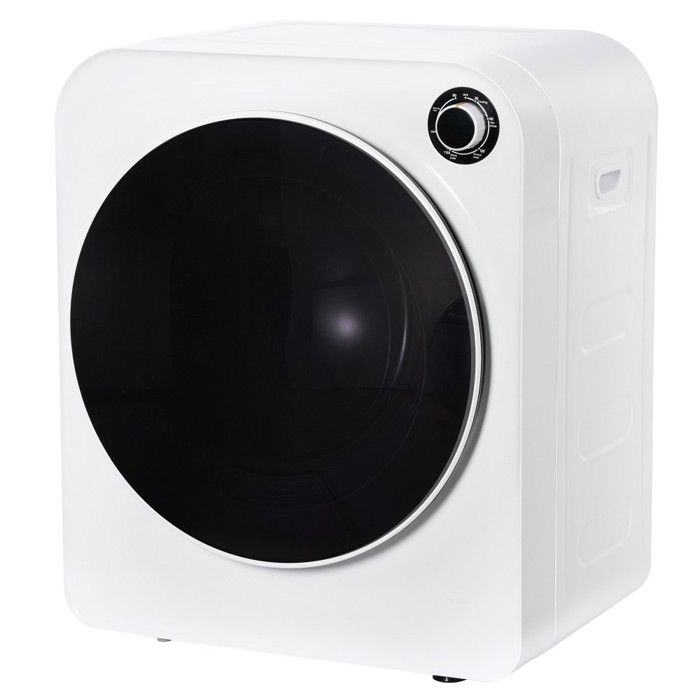 Sèche-linge Évacuation 3kg 830W 5 Programmes Triple Filtre Acier Inoxydable Protection Surchauffe Fixation Murale Classe C - Nobrand