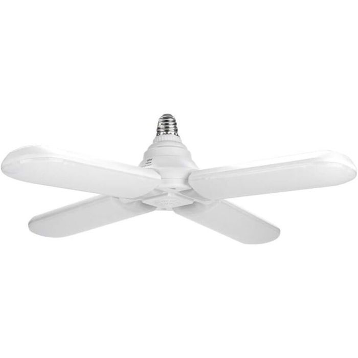 Plafonnier LED 60W E27 AC95-265V Quatre Lampes suspendues au Plafond à LED Super Lumineuses Lampe de Pliante