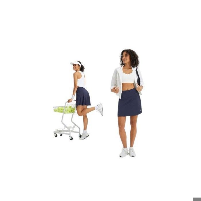 Jupe de sport - BALEAF - 2-en-1 - Taille L - UPF 50+ - Shorts intégrés poches polyester-élasthanne