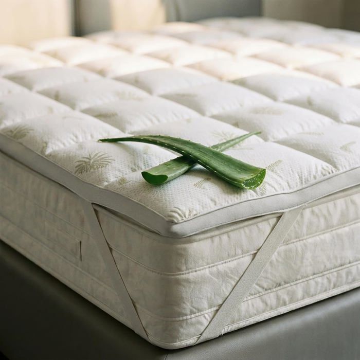 Sur-MatelasWellness” Topper Avec 4 Élastiques Protège Matelas 1 Place 80X195Cm[CA52]