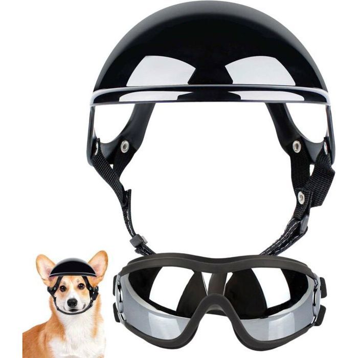Lunettes de protection pour chien - Sangle réglable Respirant - Aventures en plein air - Pour petits moyens grands chiens