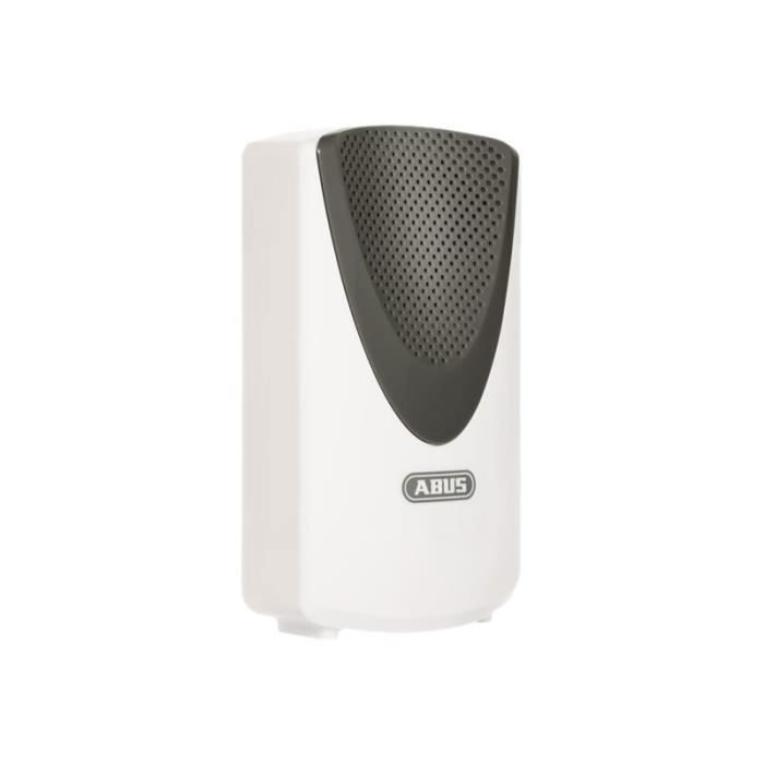 Carillon sans fil ABUS FUSG35010A 868 MHz 5 signaux 4 sonneries 1 alarme Supervision automatique