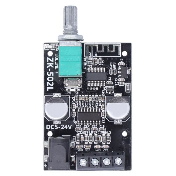 Akozon Module d'amplificateur de puissance Bluetooth ZK‑502L Carte d ...
