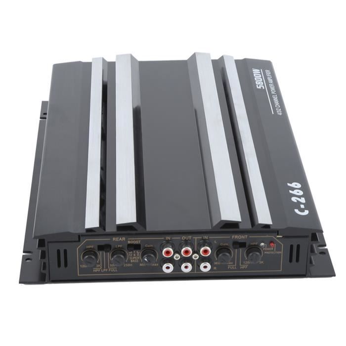 Amplificateur Voiture 800W Ultra Fin - Puissance Et Qualité Sonore Pour Autoradio