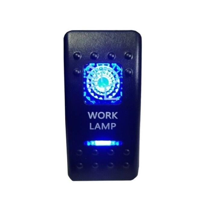 Interrupteur à Bascule LED Bleu 12V/20A – Pour Winch, Bateau, Voiture, étanche
