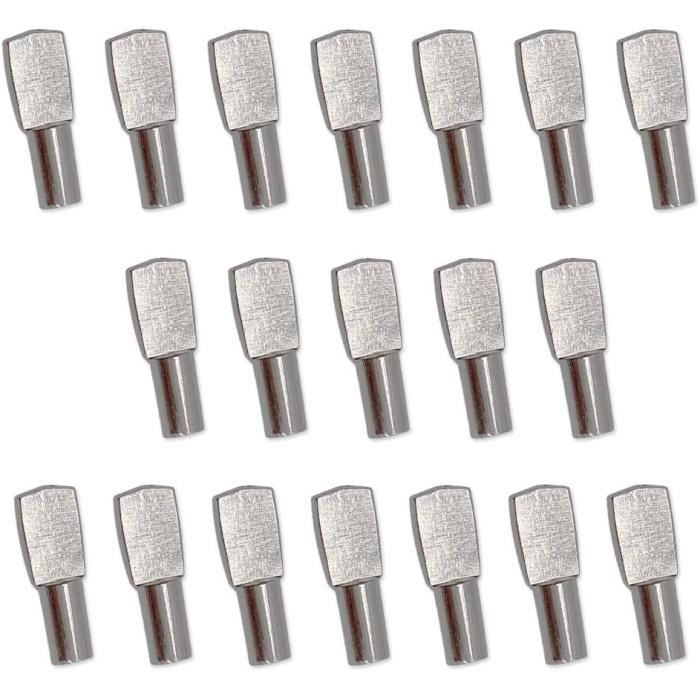 20 Taquets D'étagère 5 Mm – Supports De Rayonnage, Chevilles Pour étagères, Solides Et Discrets !