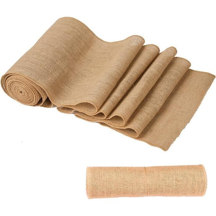 Bobine De Ruban En Toile De Jute, 10 Mètres De Long, 2.5cm De Largeur, Pour La Décoration De La Maison Et Du Mariage Acheter à Prix Bas - Livraison Gratuite, Avis Réels
