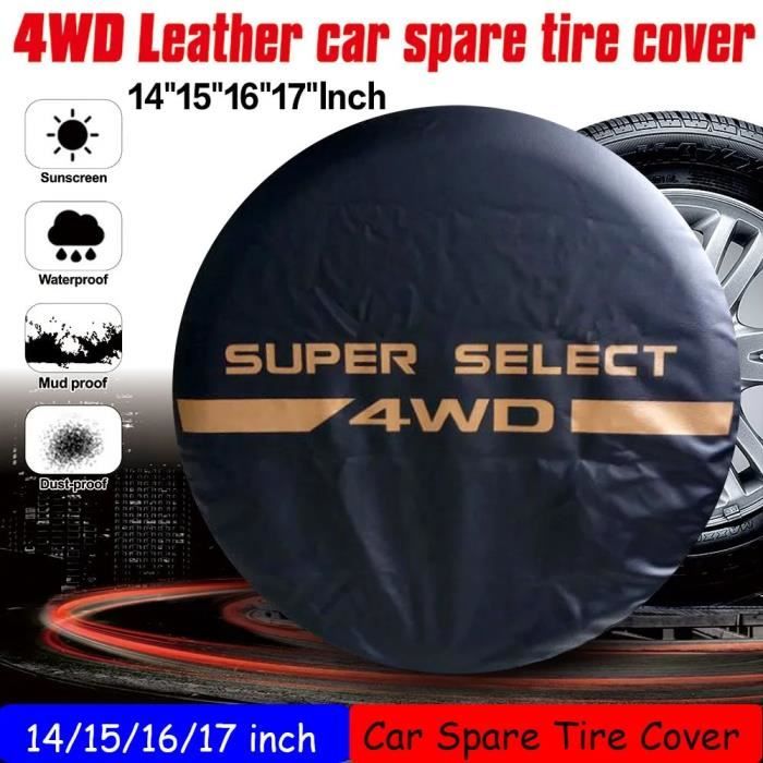 Sporgo Sac Protection 4 Pneus Voiture 16-21 Pouces - Housse Étanche Oxford 210D Noire