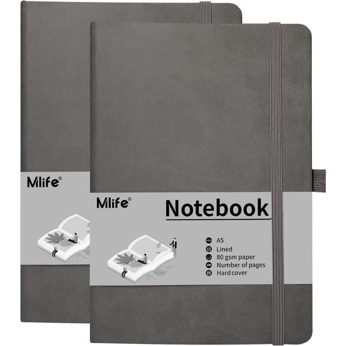 Carnet de note A5 Journalbook avec fermeture par élastique
