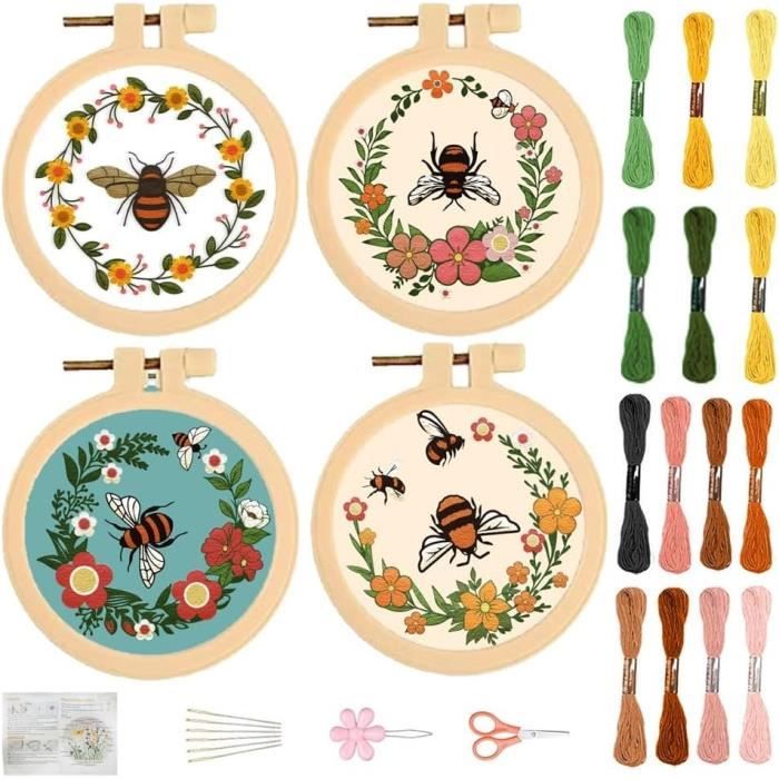 Motif de broderie hibou : motif oiseau Cottagecore, création de cerceau ( - France