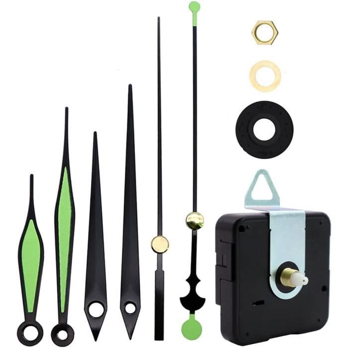 MÉCANISME DE MOUVEMENT D'Horloge à Quartz Bricolage à Arbre Long de