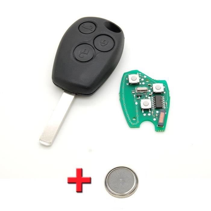 Clé coque télécommande électronique vierge compatible CLIO 2 CLIO CAMPUS  TWINGO - Cdiscount Auto