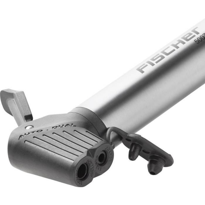 Mini-pompe Fischer Fahrrad 50073 en aluminium pour adulte - Multisport