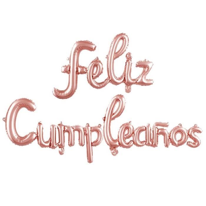Ballons Avec Lettres De Joyeux Anniversaire En Forme De Lettres Alphabet Espagnol En Aluminium Pour Dec Rosegold Set Jo4494 Cdiscount Bricolage Ballons Avec Lettres De Joyeux Anniversaire En Forme De Lettres Alphabet Espagnol En Aluminium Pour Dec Rosegold Set Jo4494 Cdiscount Bricolage