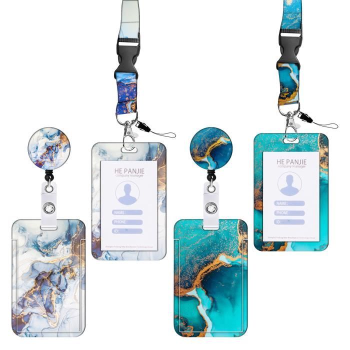 Lot De 100 Porte-badges Verticaux étanches En Plastique