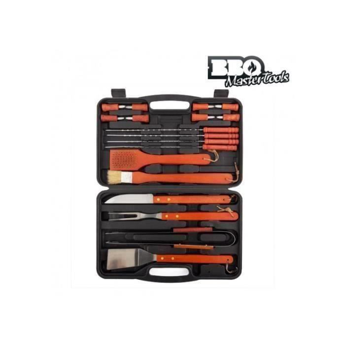 Malette set de 18 ustensiles pour Chef Barbecue
