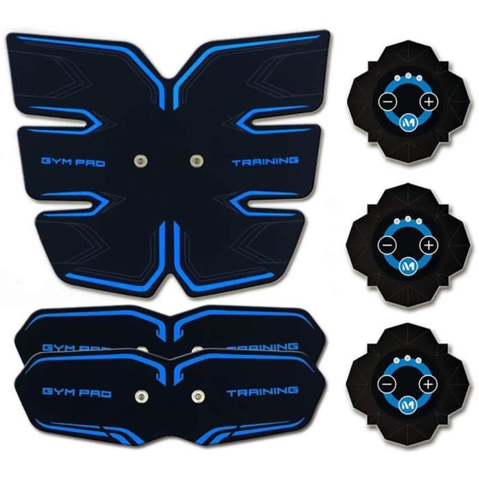 Ceinture Abdominale électrostimulatrice - Fitness EMS - Musculation Ventre, Fessiers - Femme/Homme
