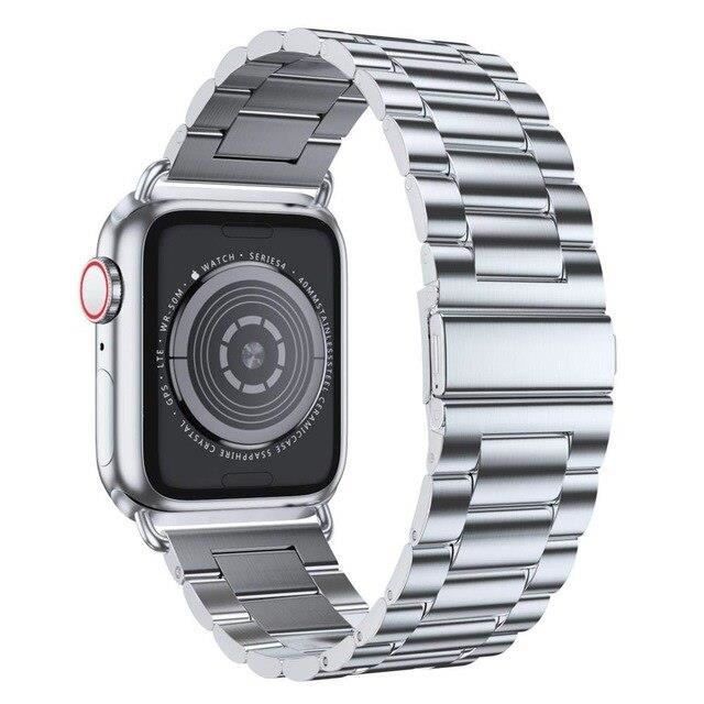 Accessoire Coque Bracelet Apple Watch Silver Argent