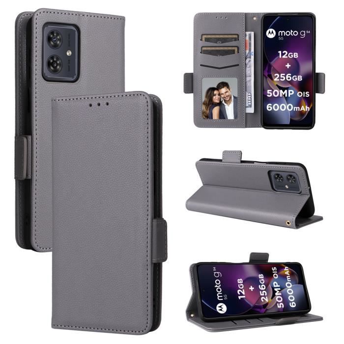 Coque en Cuir pour Motorola Moto G Stylus 2021 5G - Housse Portefeuille