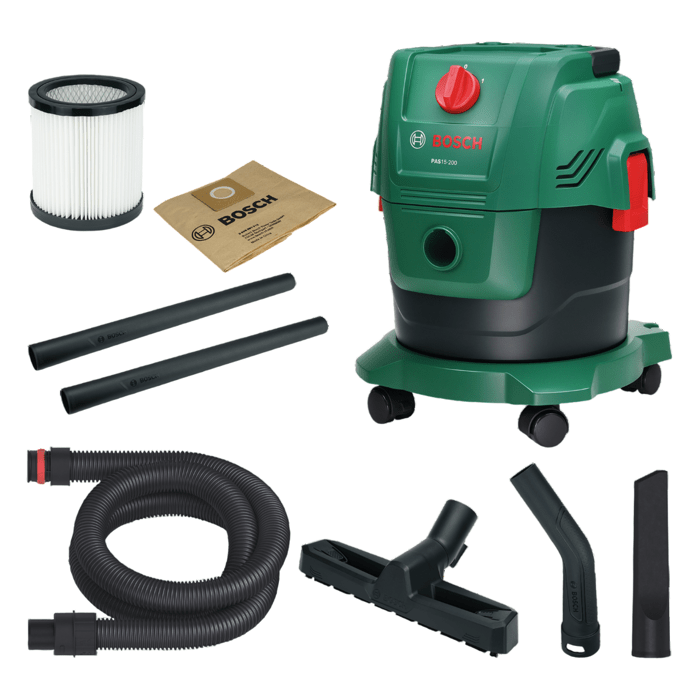 Aspirateur universel traineau BOSCH PAS 15 200 30 / Réservoir 200 mbar