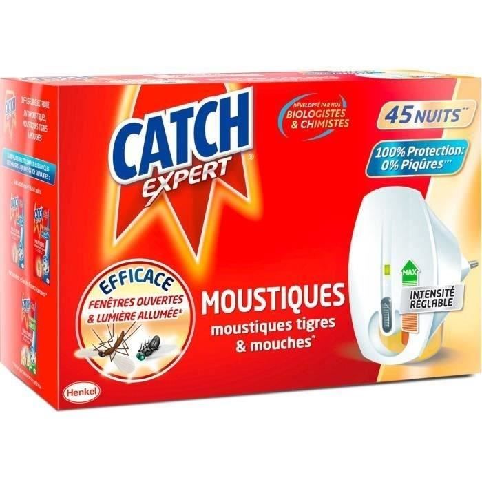 CATCH Diffuseur électrique liquide réglable - Mouches & moustiques - 45 nuits