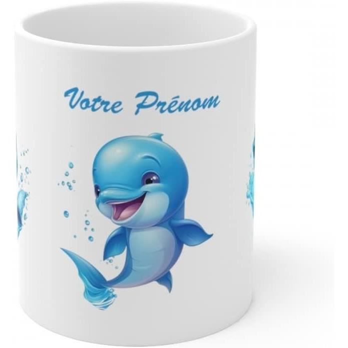 Mug Personnalisable Avec Prénom Ou Texte – Idée Cadeau Originale – Blanc, Marque ADS