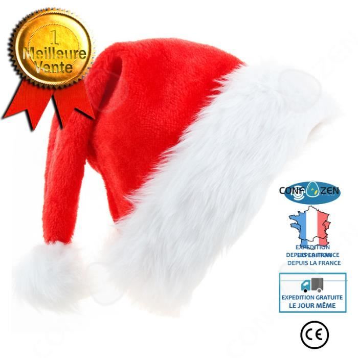 CONFO® Chapeau de Noël Noël Chapeau de Noël Grosse casquette épaisse